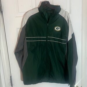 Dunbrooke Green and Gray Windbreaker